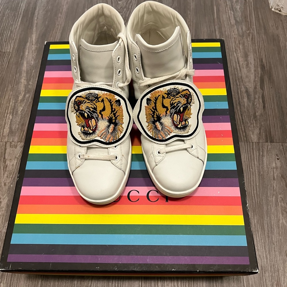 Gucci Ace Tiger Patch High Top